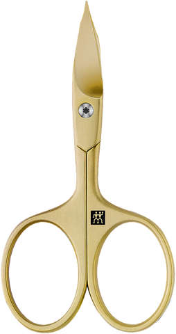 Nagel- und Hautschere, gold mattiert