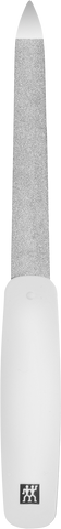 ZWILLING Classic Saphir-Nagelfeile in weiß mit grob-und feinkörnigen Feilenflächen zum Kürzen und Formen.