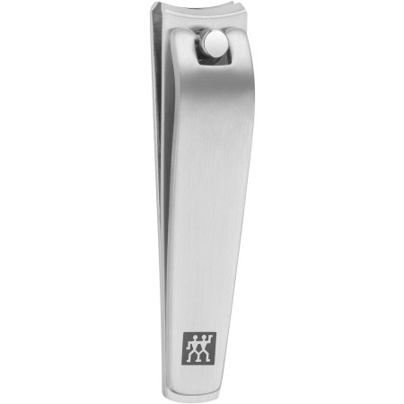 ZWILLING Premium Nagelknipser aus rostfreiem Edelstahl mit gebogener Schneide.