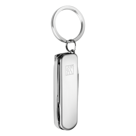 ZWILLING Classic Nagelpflege Multi-Tool mit Nagelknipser, Nagelfeile, Schere und Taschenmesser aus rostfreiem Edelstahl.