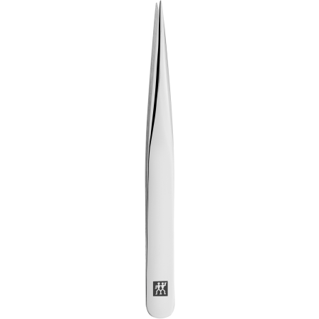 ZWILLING Classic spitze Pinzette aus rostfreiem Edelstahl mit handgeschliffenen, angerauten Spitzen.