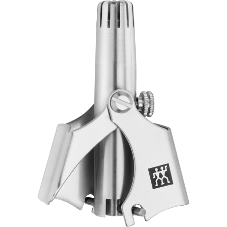 ZWILLING Premium 
Premium Nasen- und Ohrenhaartrimmer aus rostfreiem Edelstahl mit innenliegenden, rotierenden Schneiden für sichere Haarentfernung.