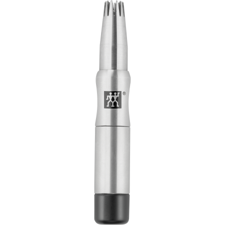 ZWILLING Premium 
Premium Nasen- und Ohrenhaartrimmer aus rostfreiem Edelstahl mit innenliegenden, rotierenden Schneiden für sichere Haarentfernung.