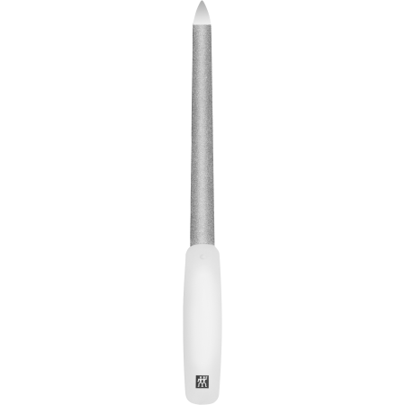 ZWILLING Classic Saphir-Formfeile in Weiß mit speziell gewölbtem Feilenblatt sowie grob-und feinkörnigen Feilenflächen zum Kürzen und Formen. Länge 160 mm.
