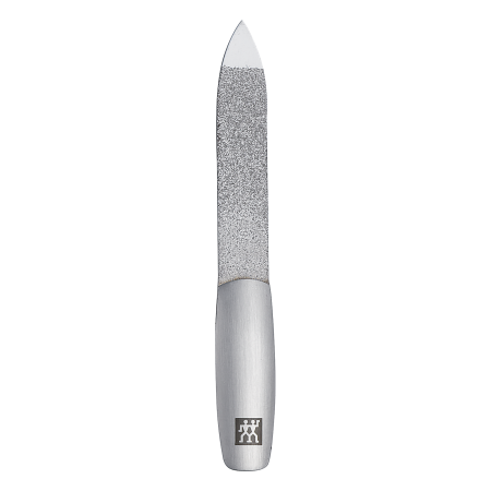 ZWILLING Premium Saphir-Nagelfeile mit grob-und feinkörnigen Feilenflächen zum Kürzen und Formen inklusive Reinigungsspitze.