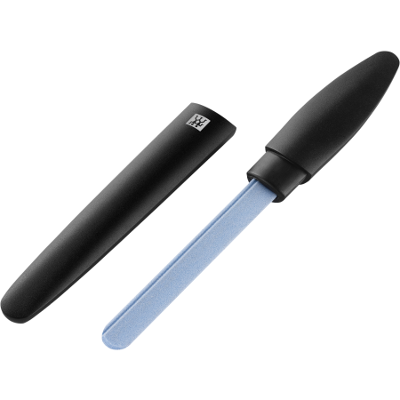 ZWILLING Premium Keramik-Nagelfeile in schwarz mit grob-und feinkörnigen Feilenflächen zum Kürzen und Formen, ohne Schutzkappe.