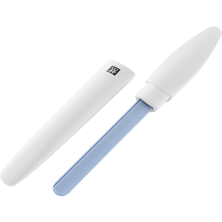 ZWILLING Premium Keramik-Nagelfeile in weiß mit grob-und feinkörnigen Feilenflächen zum Kürzen und Formen, ohne Schutzkappe.