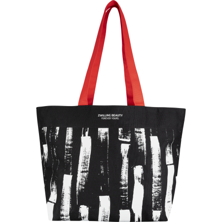 Einkaufstasche, schwarz weiß