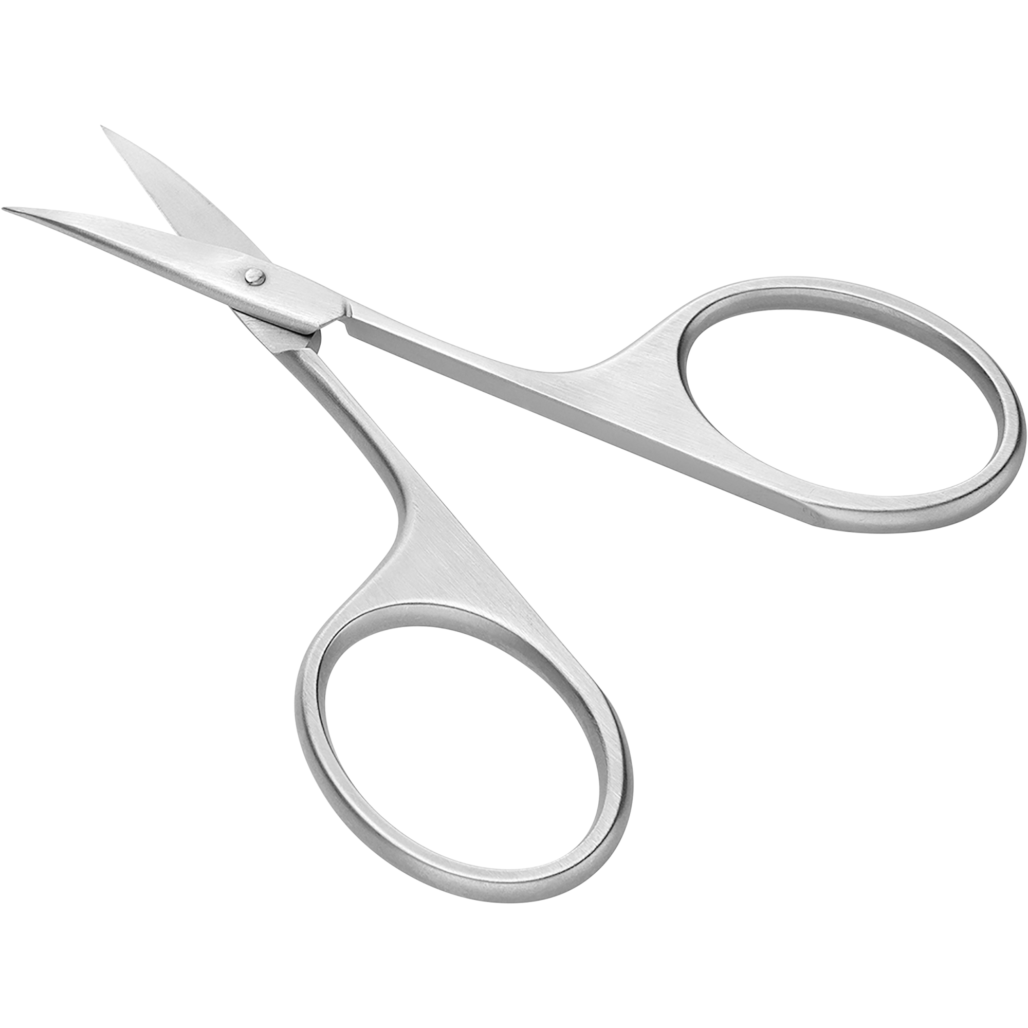Rückansicht einer ZWILLING Premium  Nagelhautschere in rostfreiem Edelstahl mit scharfer, spitz zulaufender Schneide.