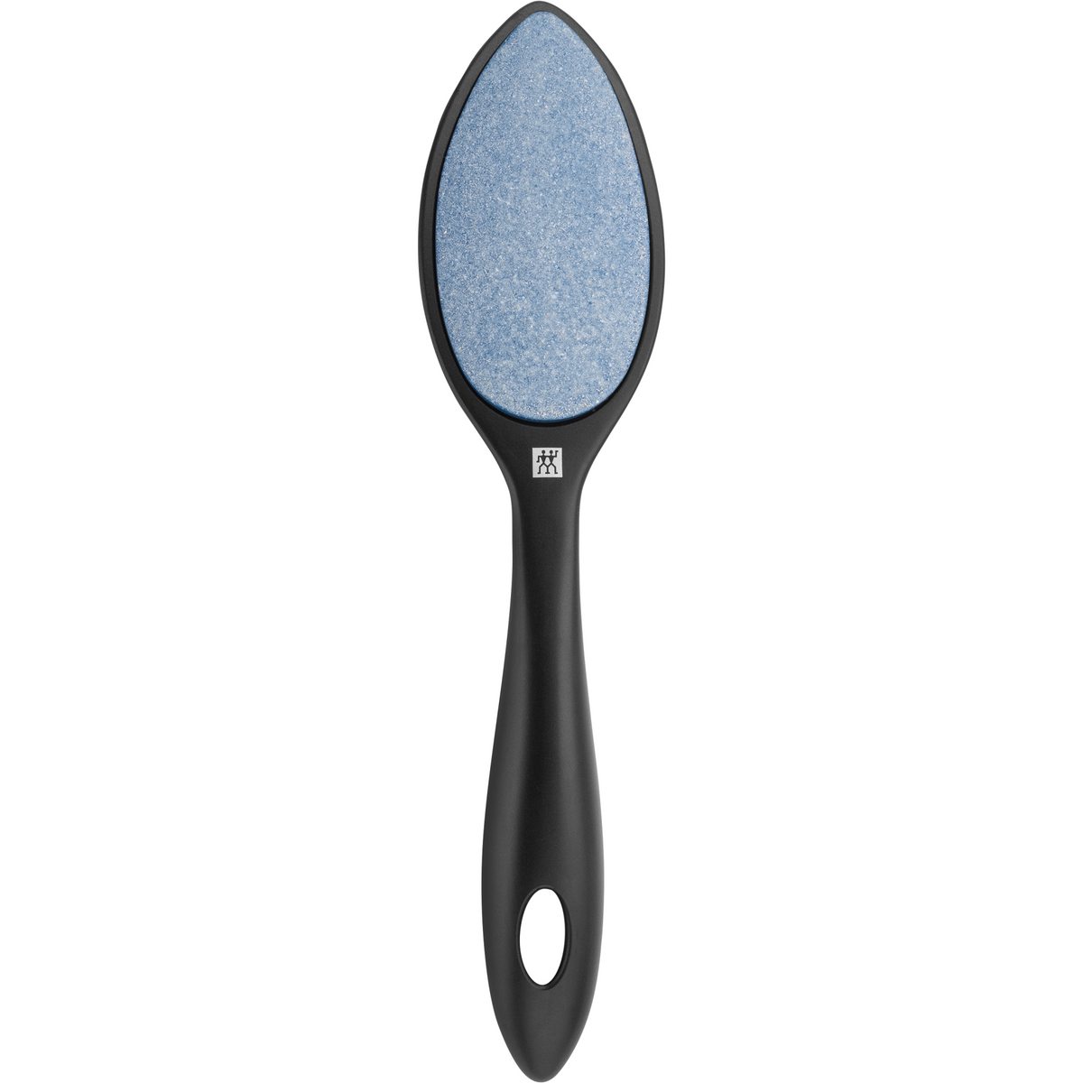 ZWILLING Premium Keramik-Hortnhautentferner in Schwarz mit grober und feiner Seite für die schonende Fußpflege.