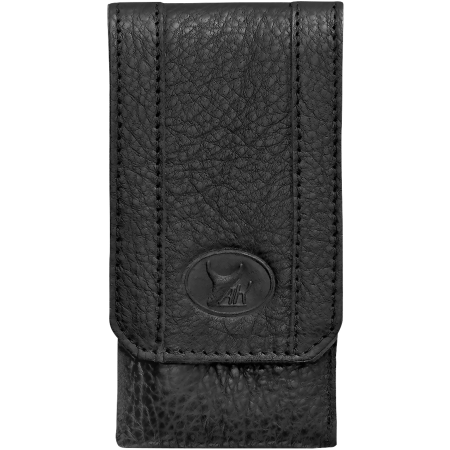 Frontalansicht eines ZWILLING Premium Sets 3tlg. in Schwarz mit essentiellen Pflegeinstrumenten aus rostfreiem Edelstahl.