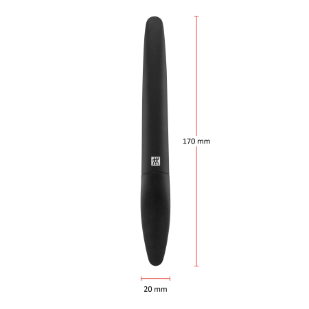Größenangaben einer ZWILLING Premium Keramik-Nagelfeile. Gesamtlänge beträgt 170mm.