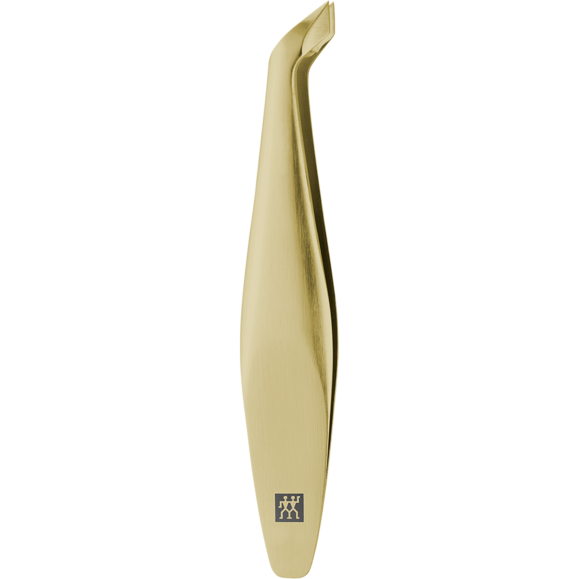 ZWILLING Premium Nagelhautschneider in gold mit scharfen, abgewinkelten Schneiden.