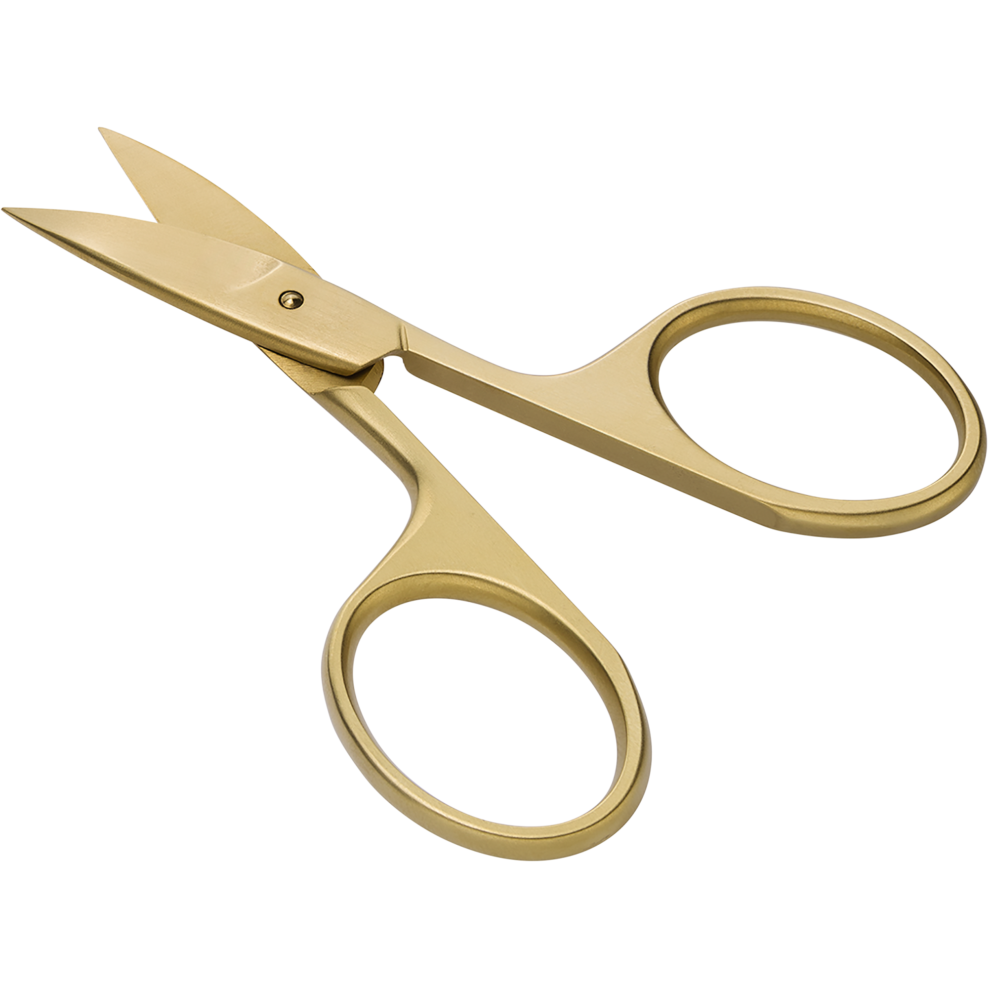 Rückansicht einer ZWILLING Premium Nagelschere in Gold mit scharfen, präzisen Klingen und ergonomischen Griffen.