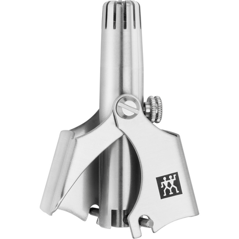 ZWILLING Premium 
Nasen- und Ohrenhaartrimmer aus rostfreiem Edelstahl mit innenliegenden, rotierenden Schneiden für sichere Haarentfernung.