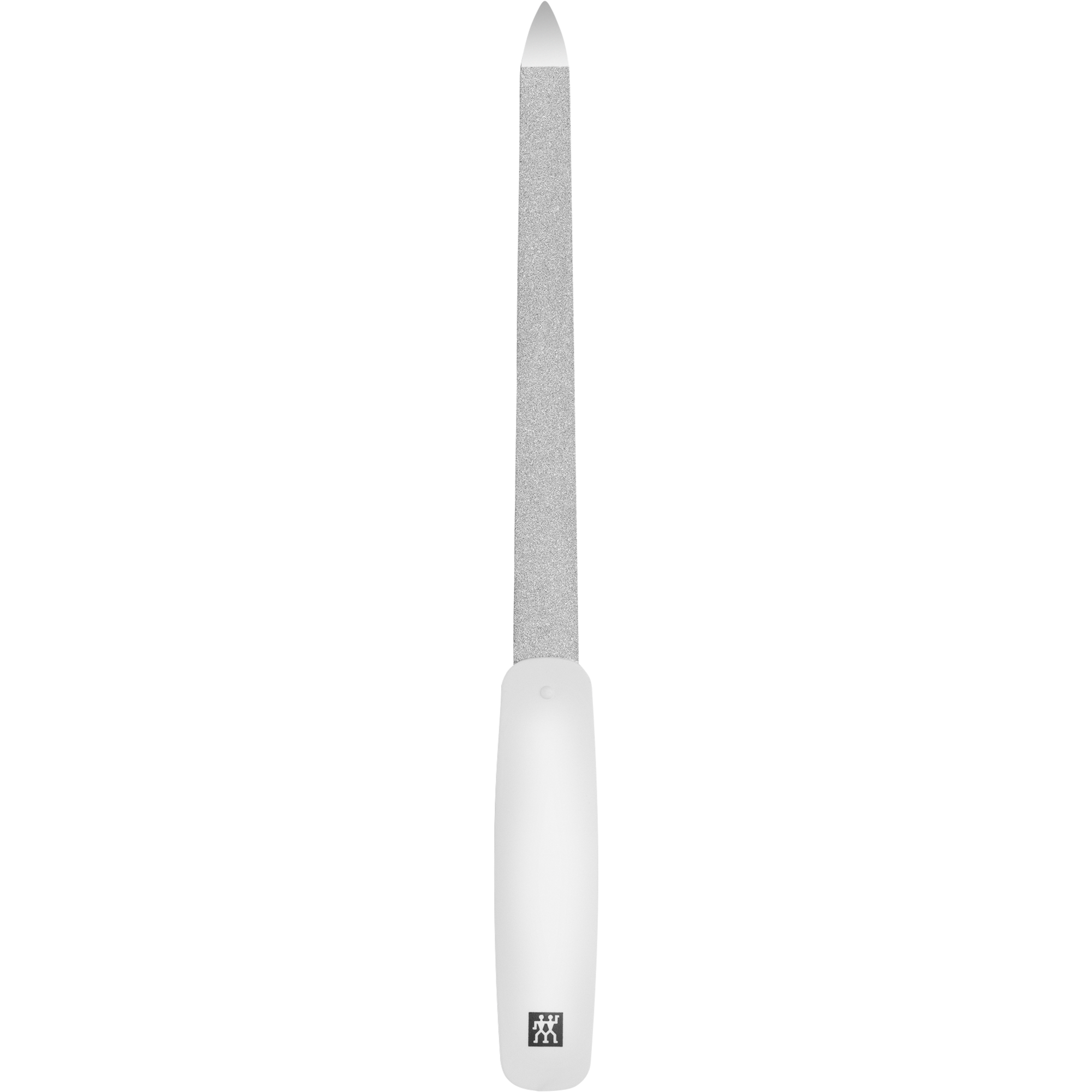 ZWILLING Classic Saphir-Nagelfeile in Weiß mit grob-und feinkörnigen Feilenflächen zum Kürzen und Formen. Länge 160 mm.