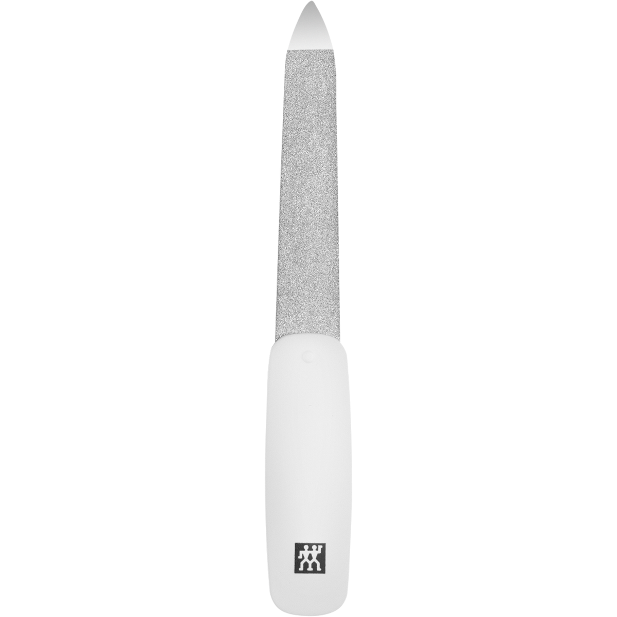 ZWILLING Classic Saphir-Nagelfeile in weiß mit grob-und feinkörnigen Feilenflächen zum Kürzen und Formen. Länge 90 mm.