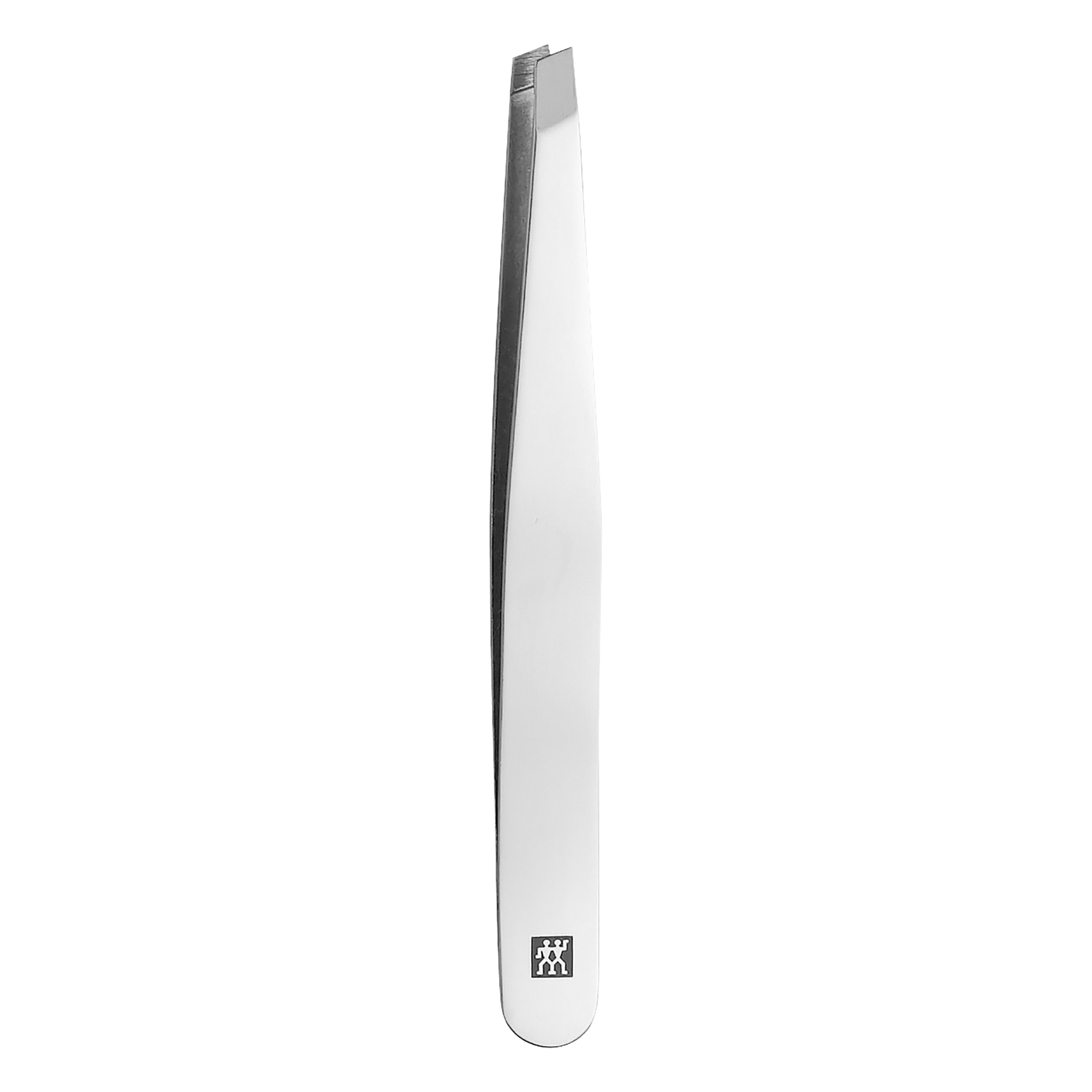 ZWILLING Classic schräge Pinzette aus rostfreiem Edelstahl mit handgeschliffenen Spitzen.