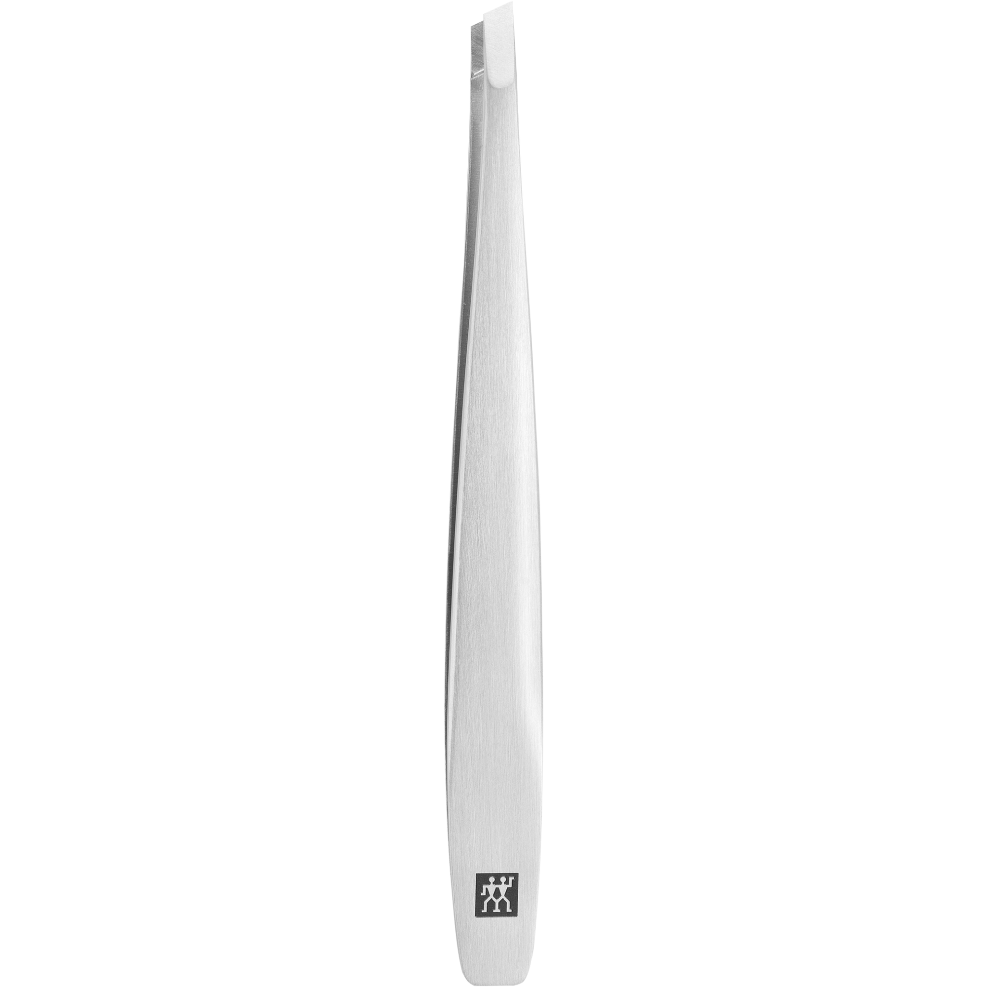 ZWILLING Premium schräge Pinzette aus rostfreiem Edelstahl mit handgeschliffenen Spitzen.