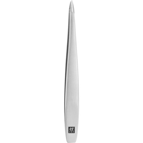 ZWILLING Premium spitze Pinzette aus rostfreiem Edelstahl mit handgeschliffenen, angerauten Spitzen.