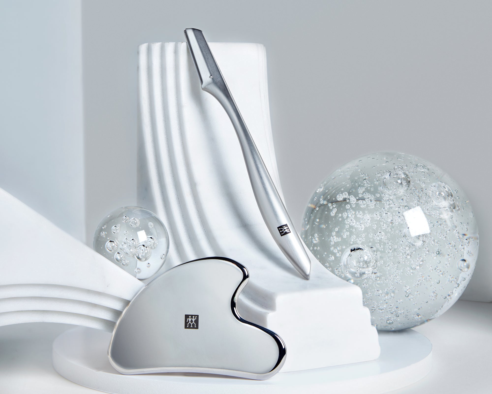 Gesichtsmassager, Edelstahl