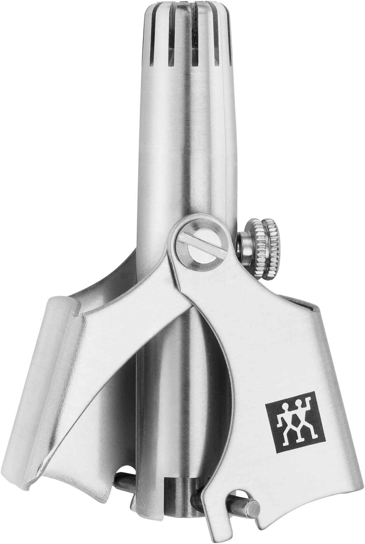 ZWILLING Premium 
Premium Nasen- und Ohrenhaartrimmer aus rostfreiem Edelstahl mit innenliegenden, rotierenden Schneiden für sichere Haarentfernung.