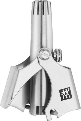 ZWILLING Premium 
Premium Nasen- und Ohrenhaartrimmer aus rostfreiem Edelstahl mit innenliegenden, rotierenden Schneiden für sichere Haarentfernung.