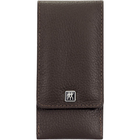 Classic Maniküre Set 3-tlg.Echtleder, braun