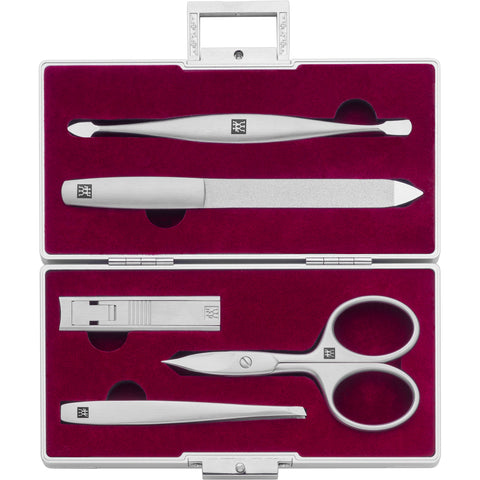 Premium Maniküre Set 5-tlg.Aluminium, silber