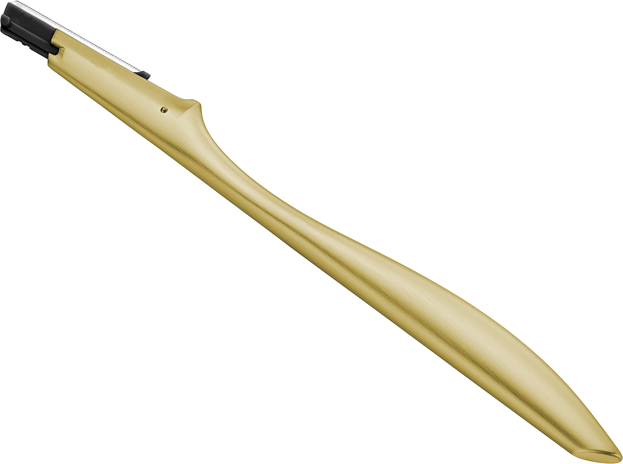 Gesichtshaar-Rasierer, gold mattiert