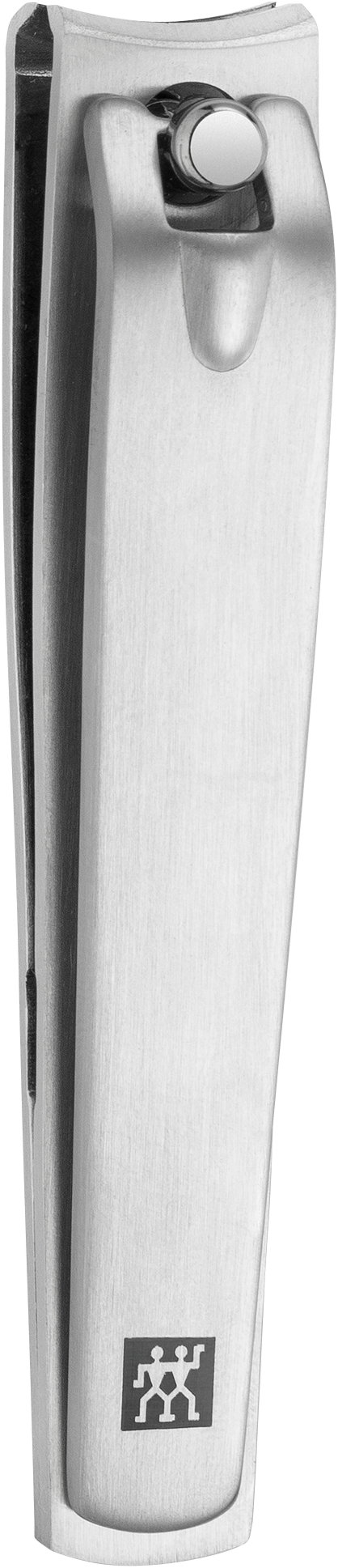 ZWILLING Premium Nagelknipser aus rostfreiem Edelstahl mit gebogener Schneide.