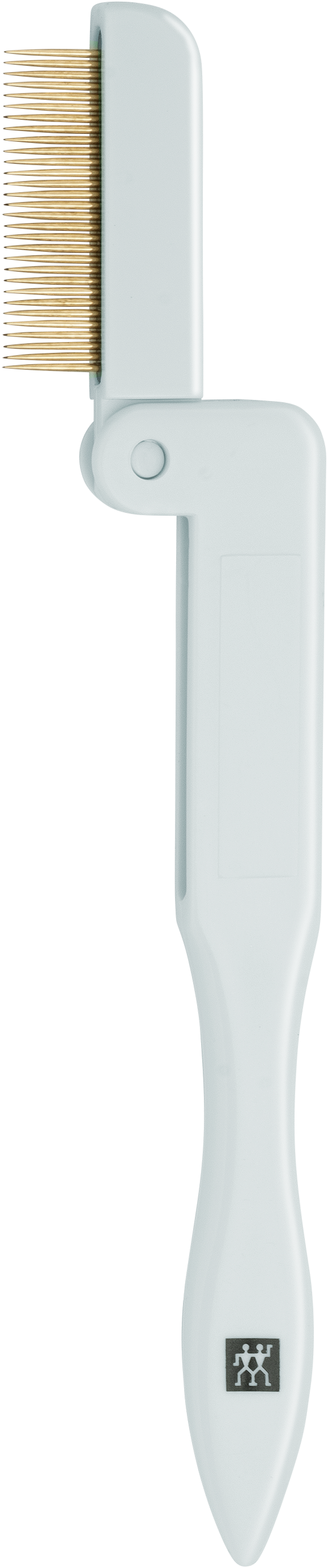 ZWILLING Premium Wimpernkamm in mint mit vergoldeten Stahl-Zähnen für perfekt definierte Wimpern.