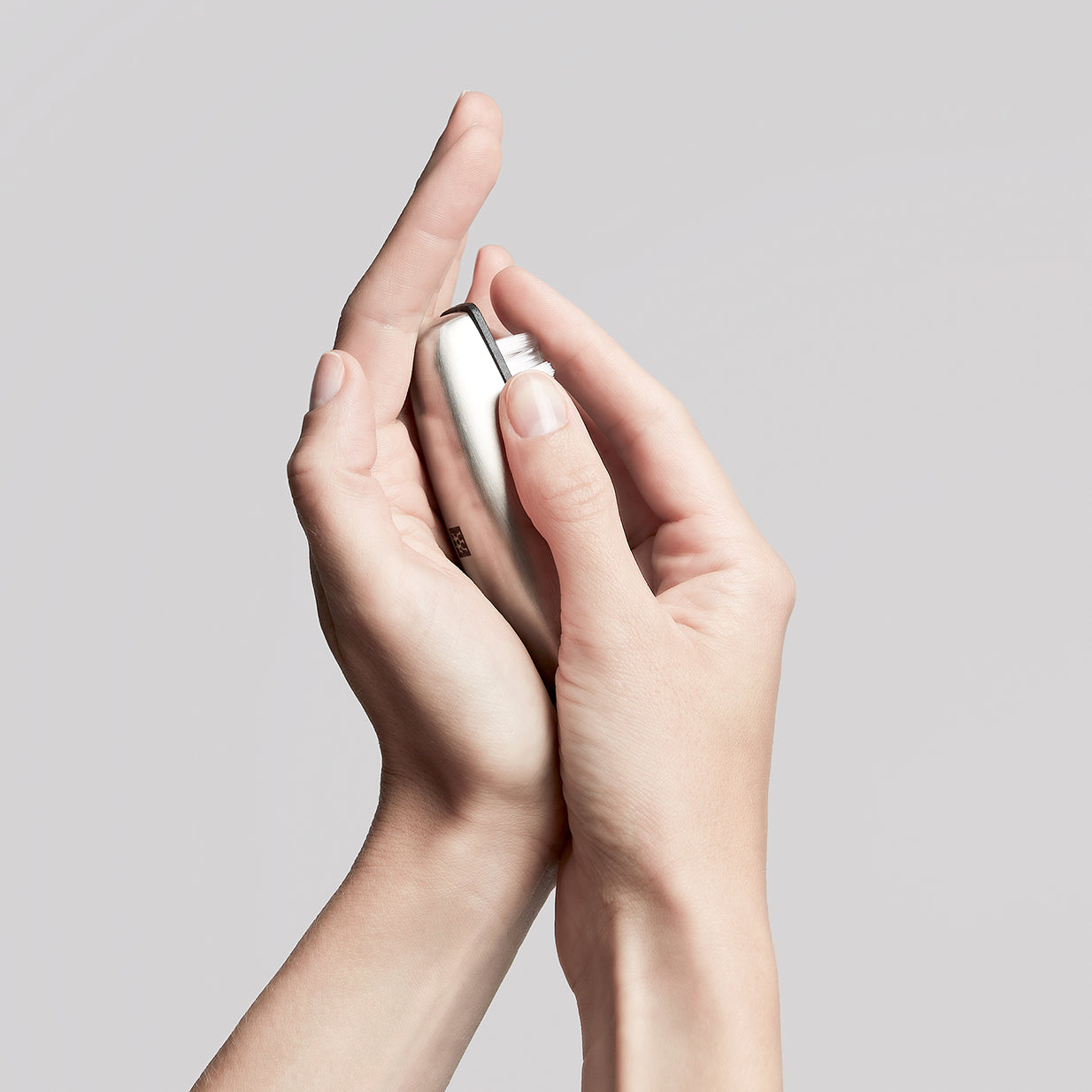 Hand- und Nagelbürste, Edelstahl mattiert