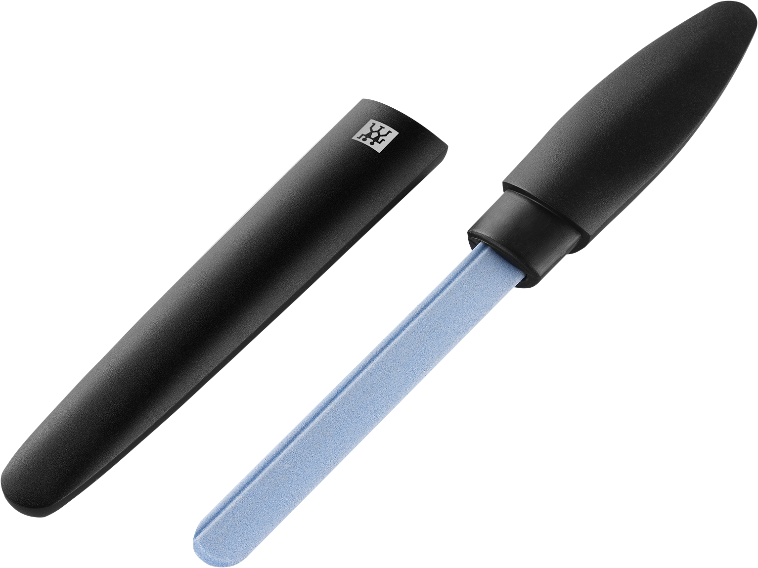 ZWILLING Premium Keramik-Nagelfeile in schwarz mit grob-und feinkörnigen Feilenflächen zum Kürzen und Formen, ohne Schutzkappe.