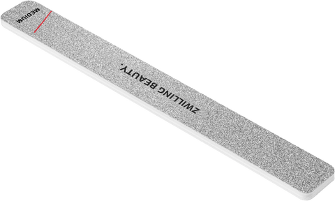Queransicht einer ZWILLING Premium Sandblatt-Nagelfeile, mit dem Feilenblatt 