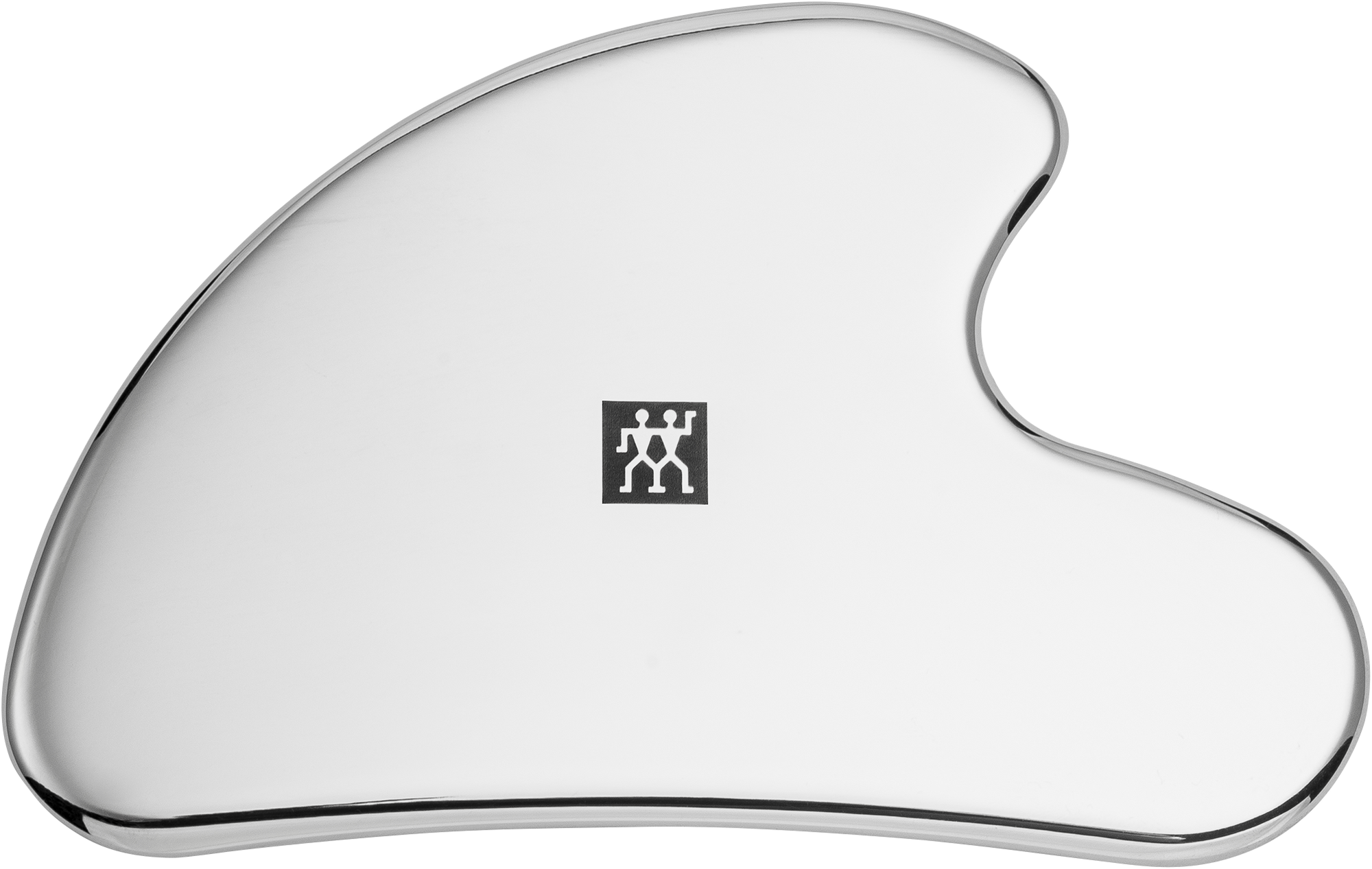 ZWILLING Premium Edelstahl-Gesichtsmassager für wohltuende Gua-Sha-Behandlungen.