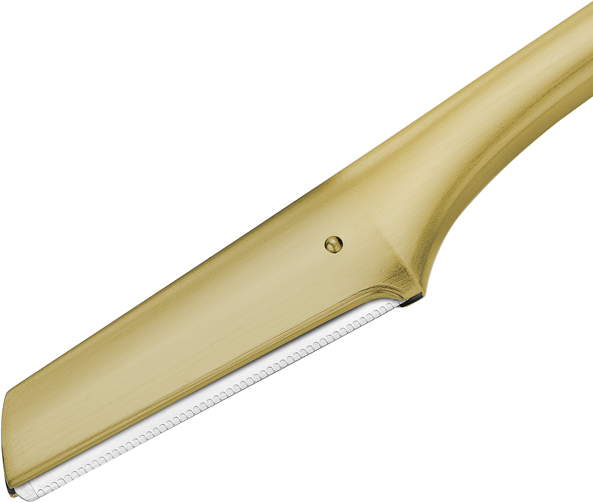 Gesichtshaar-Rasierer, gold mattiert