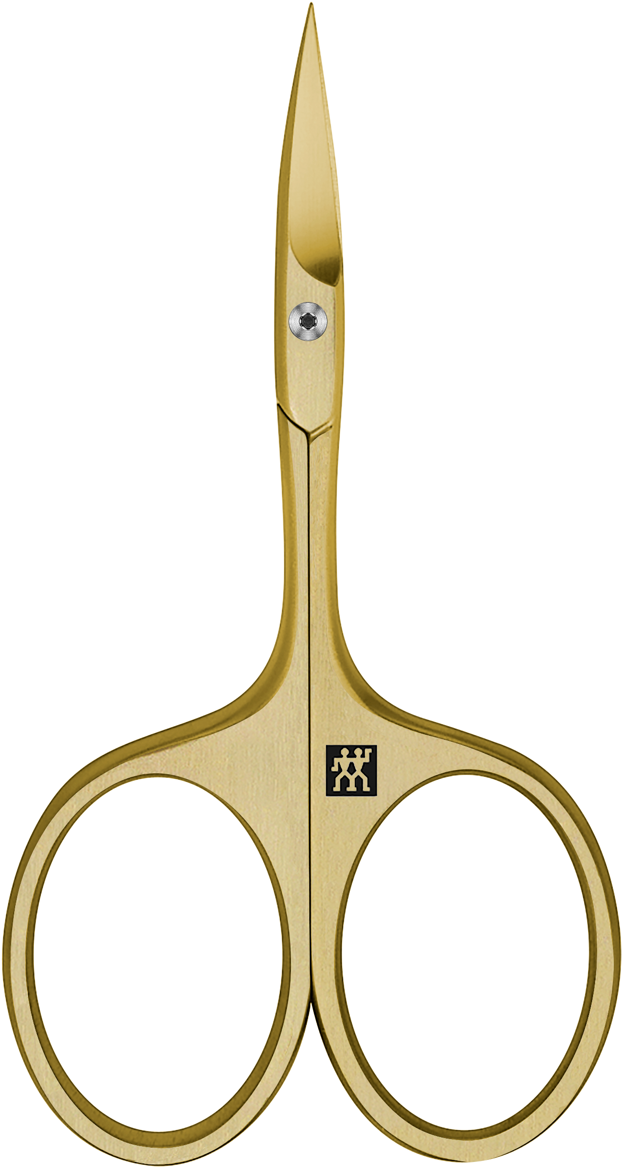 ZWILLING Premium  Nagelhautschere in Gold mit scharfer, spitz zulaufender Schneide.