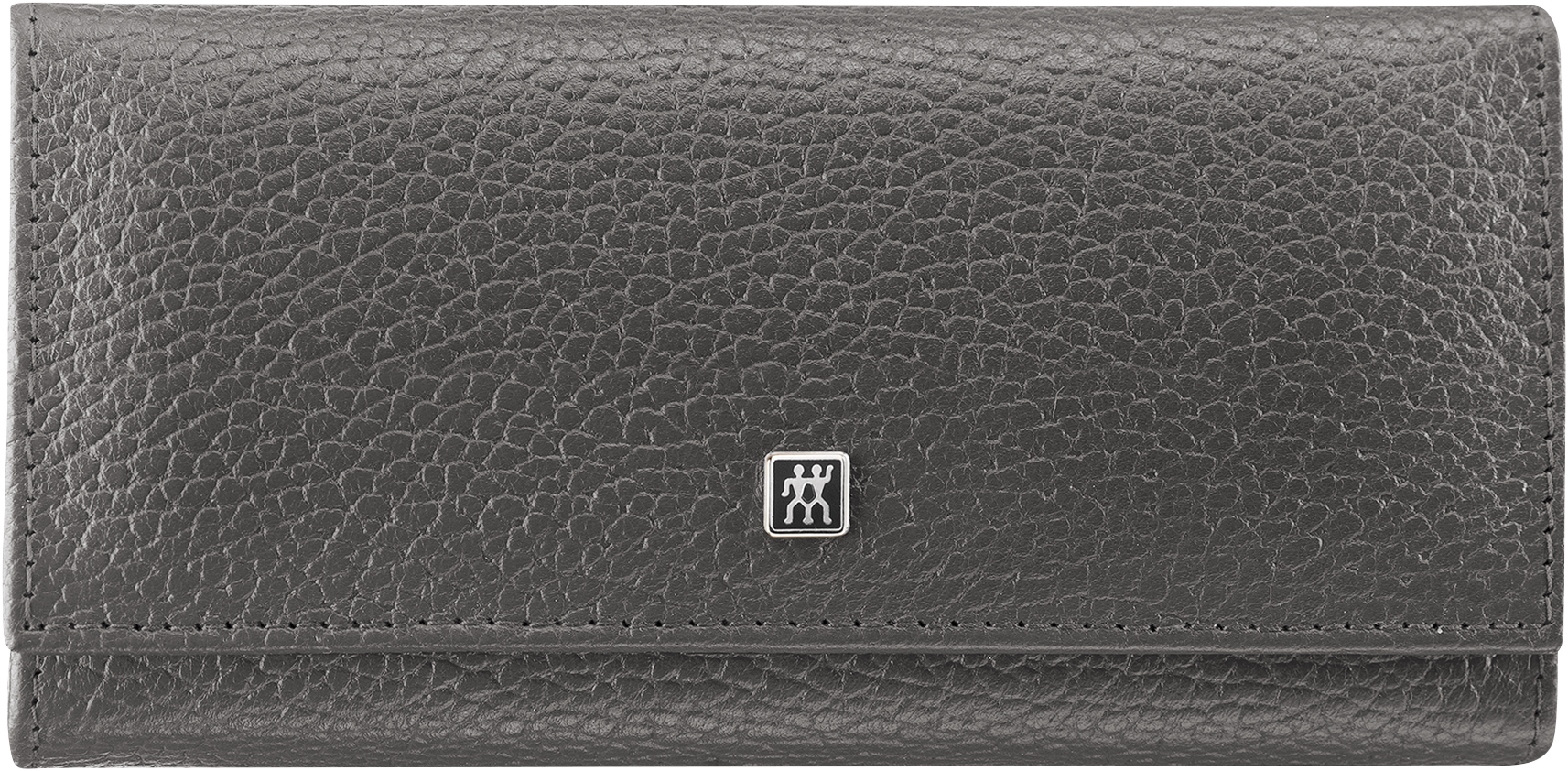 Frontalansicht eines ZWILLING Classic Sets 5tlg. in anthrazit mit den meistgenutzten Pflegeinstrumenten aus rostfreiem Edelstahl.