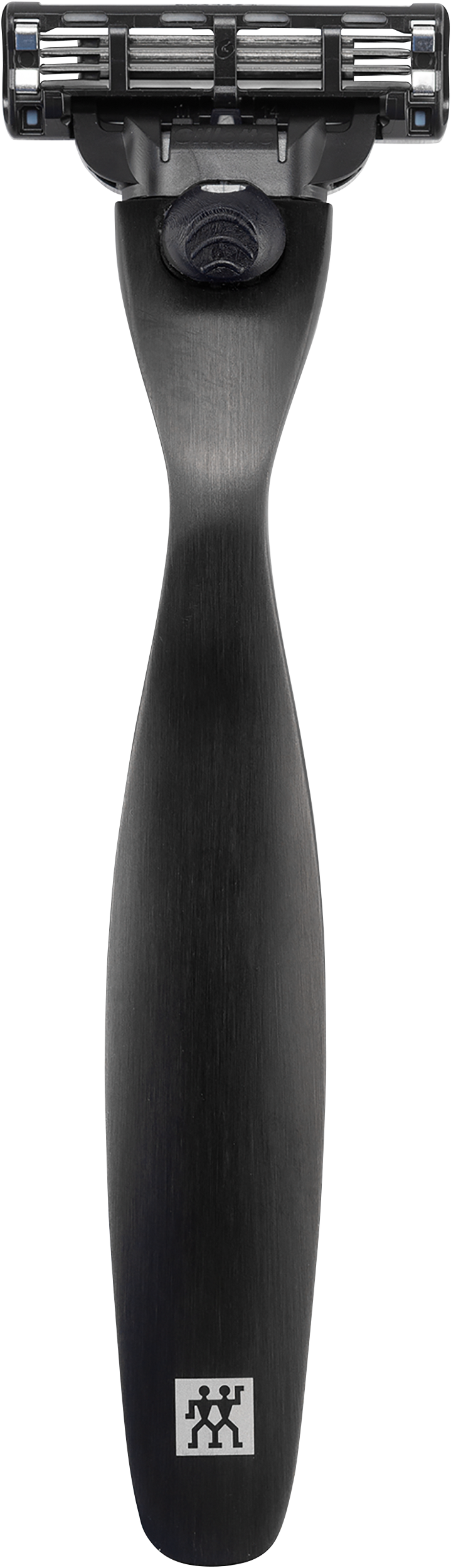 ZWILLING Premium Edelstahlrasierer mit mattschwarzer, hochfester PVD-Beschichtung.