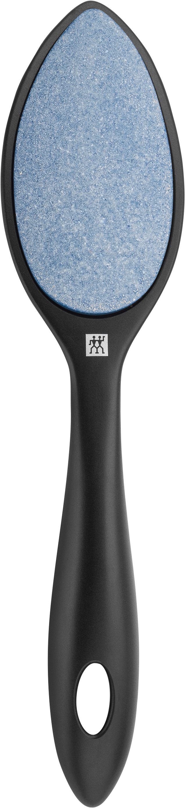 ZWILLING Premium Keramik-Hortnhautentferner in Schwarz mit grober und feiner Seite für die schonende Fußpflege.