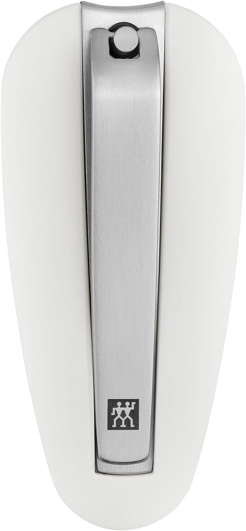 ZWILLING Premium Nagelknipser aus rostfreiem Edelstahl mit gebogener Schneide und ergonomisch geformten Nagelfang.
