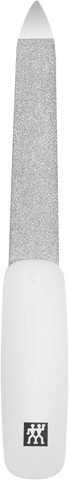 ZWILLING Classic Saphir-Nagelfeile in weiß mit grob-und feinkörnigen Feilenflächen zum Kürzen und Formen.
