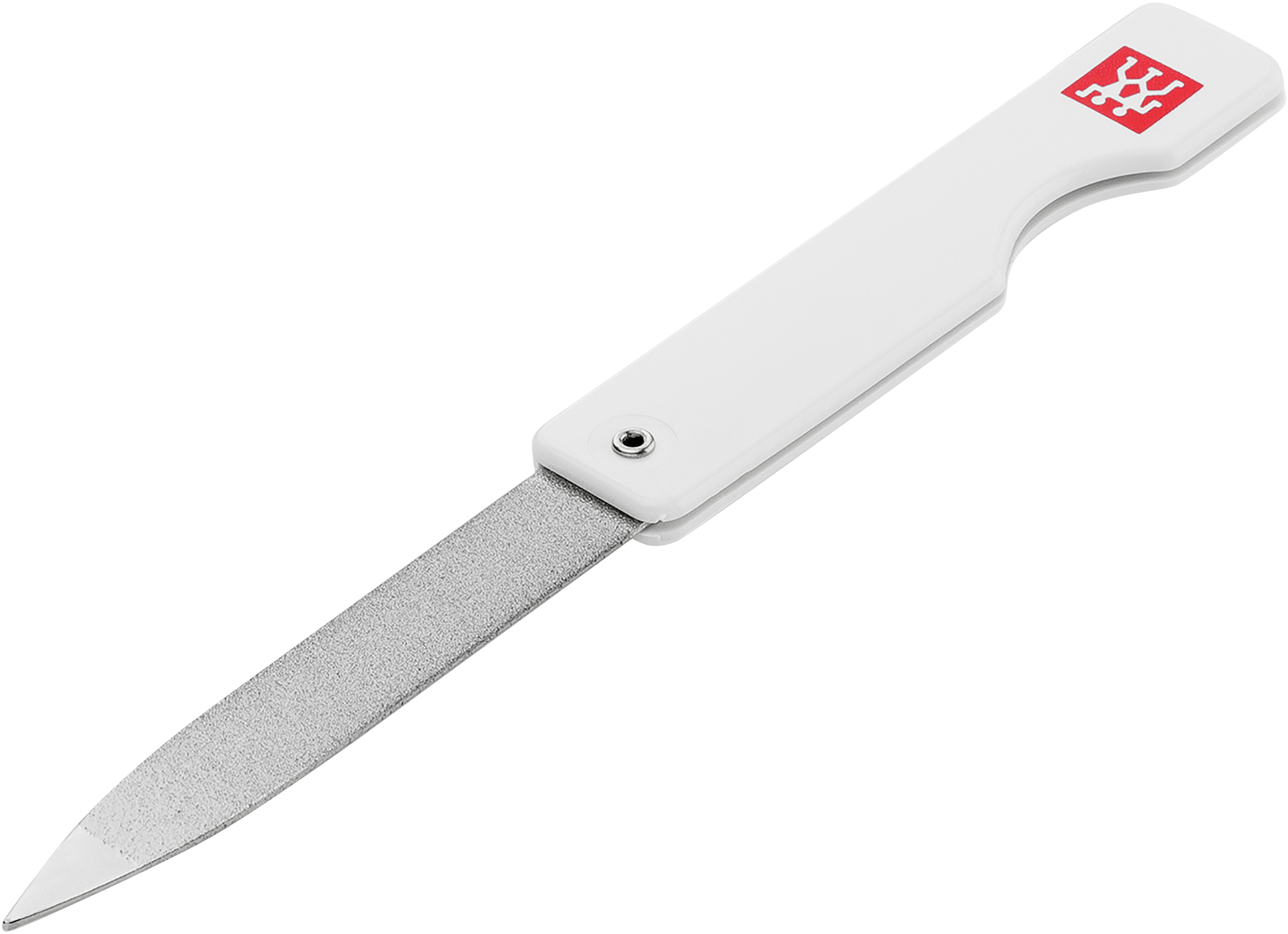Nagelfeile klappbar, Saphir, weiß