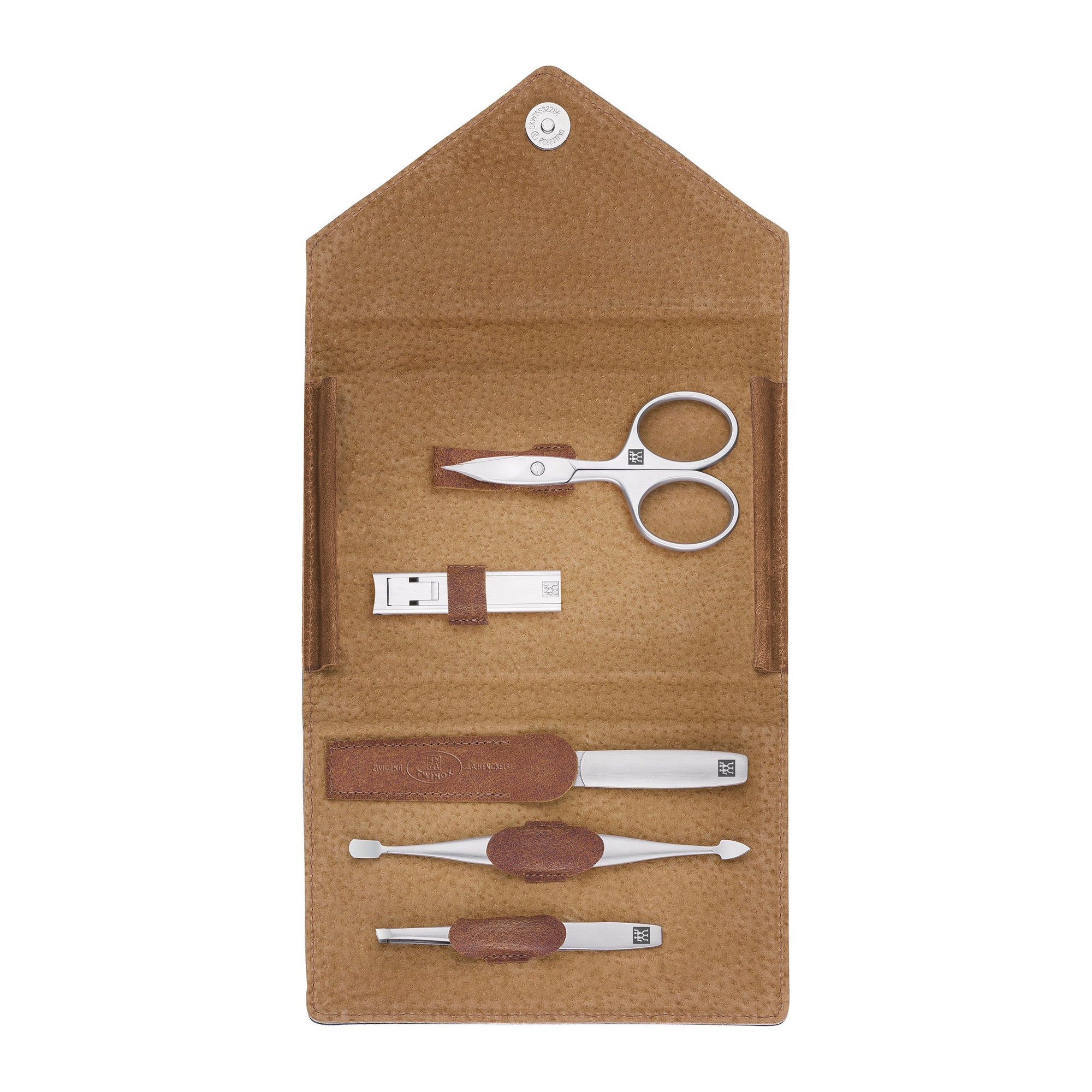 Filz-Etui, grau, 5-tlg.