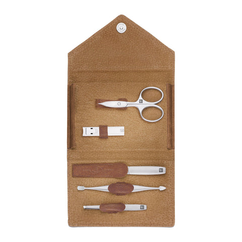 Filz-Etui, grau, 5-tlg.