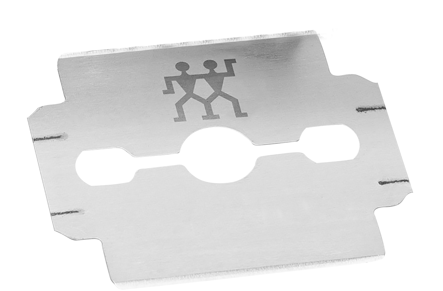 ZWILLING Premium Doppelklinge für Hornhauthobel, mit Logo.
