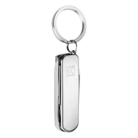 ZWILLING Classic Nagelpflege Multi-Tool mit Nagelknipser, Nagelfeile, Schere und Taschenmesser aus rostfreiem Edelstahl.