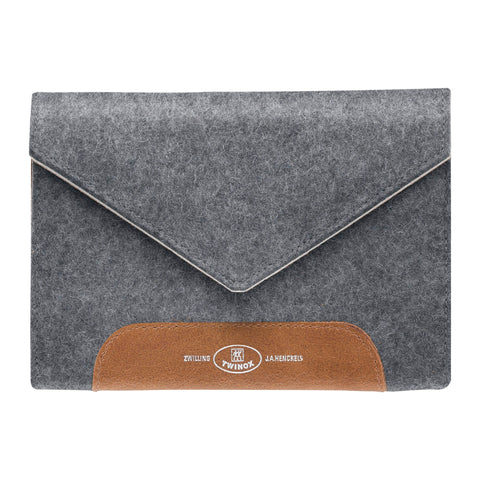Filz-Etui, grau, 5-tlg.