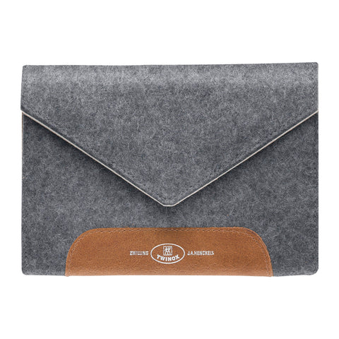 Filz-Etui, grau, 5-tlg.